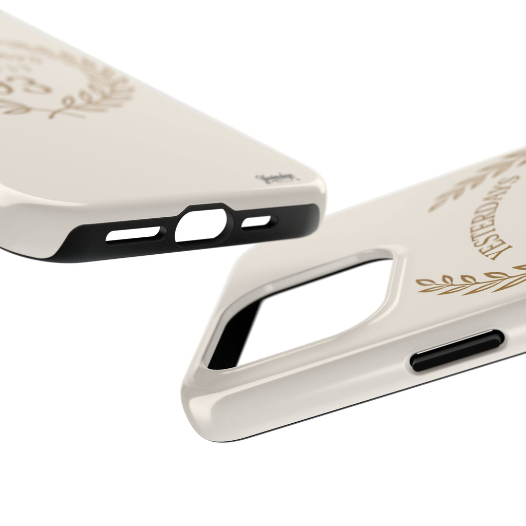 Yesterdays Outfit 93 phone case | laurel wreath vintage number design