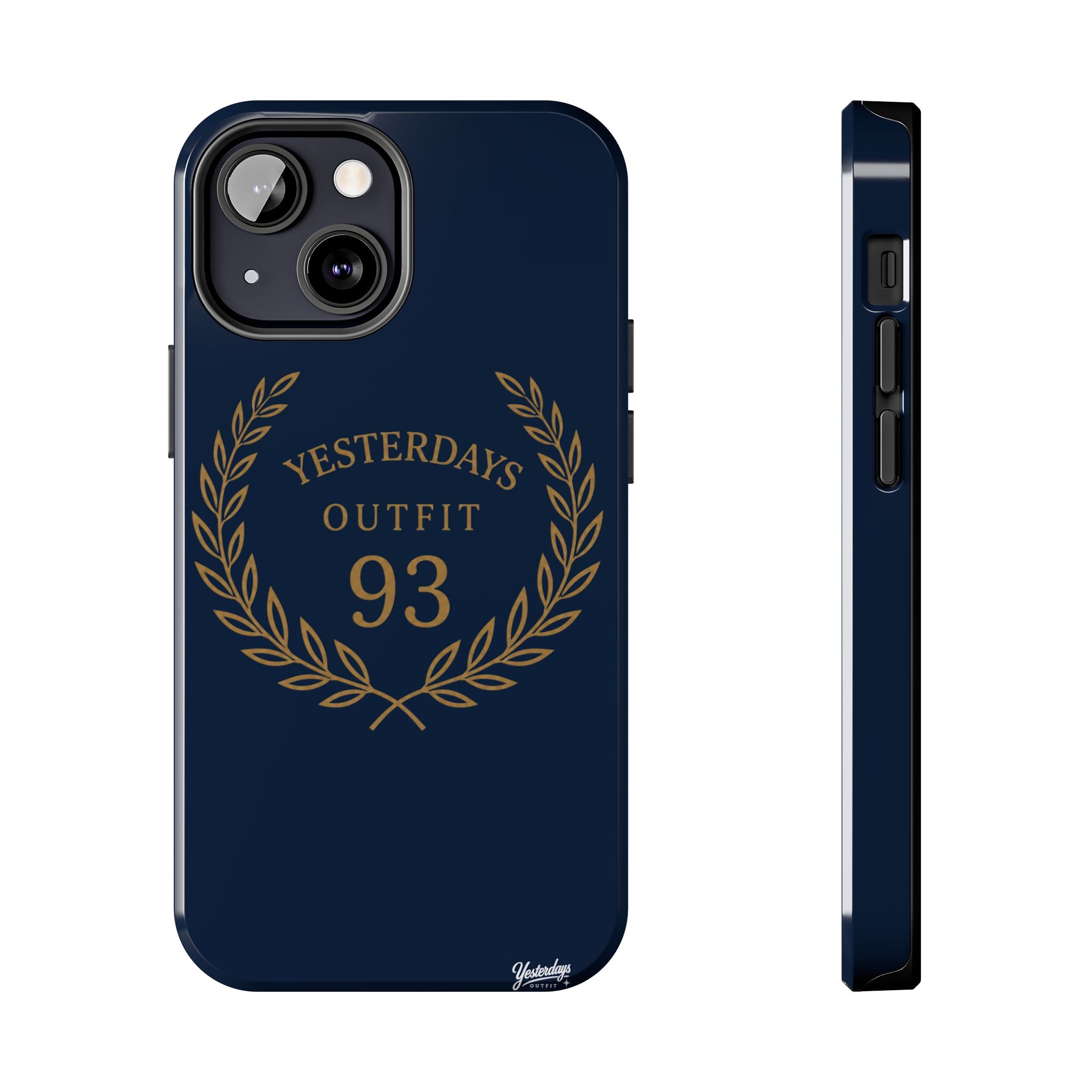 Yesterdays Outfit 93 Phone Case | Laurel Wreath Navy Protective Case