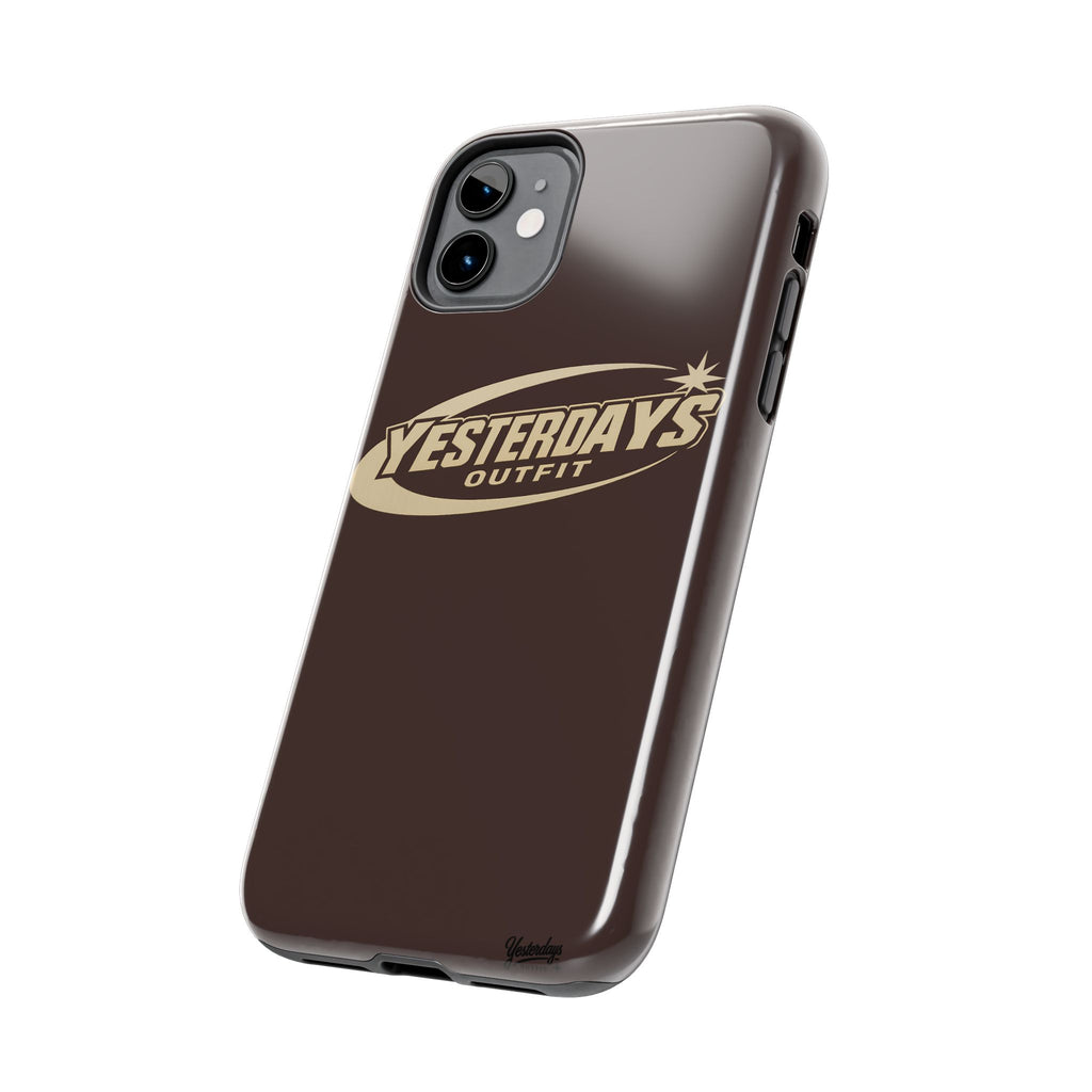 Yesterdays Outfit logo Tough Phone Case | Retro Badge Phone Case