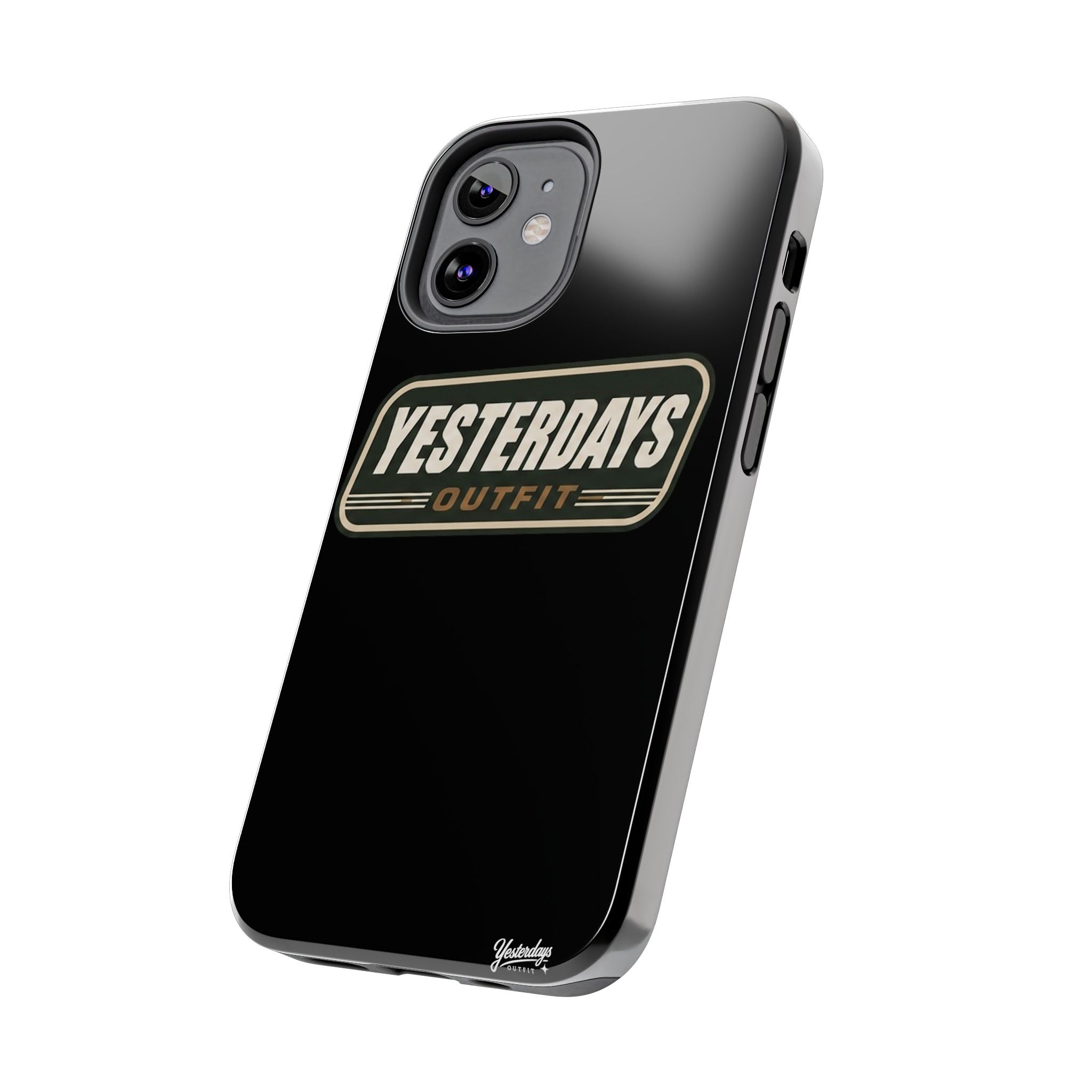 Yesterdays Outfit vintage logo Tough Phone Case | retro badge phone cover