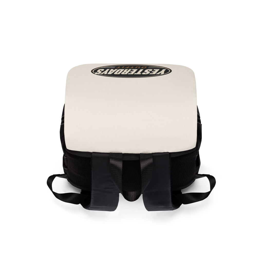 Yesterdays Outfit logo backpack | Shoulder Backpack, Vintage Badge Design