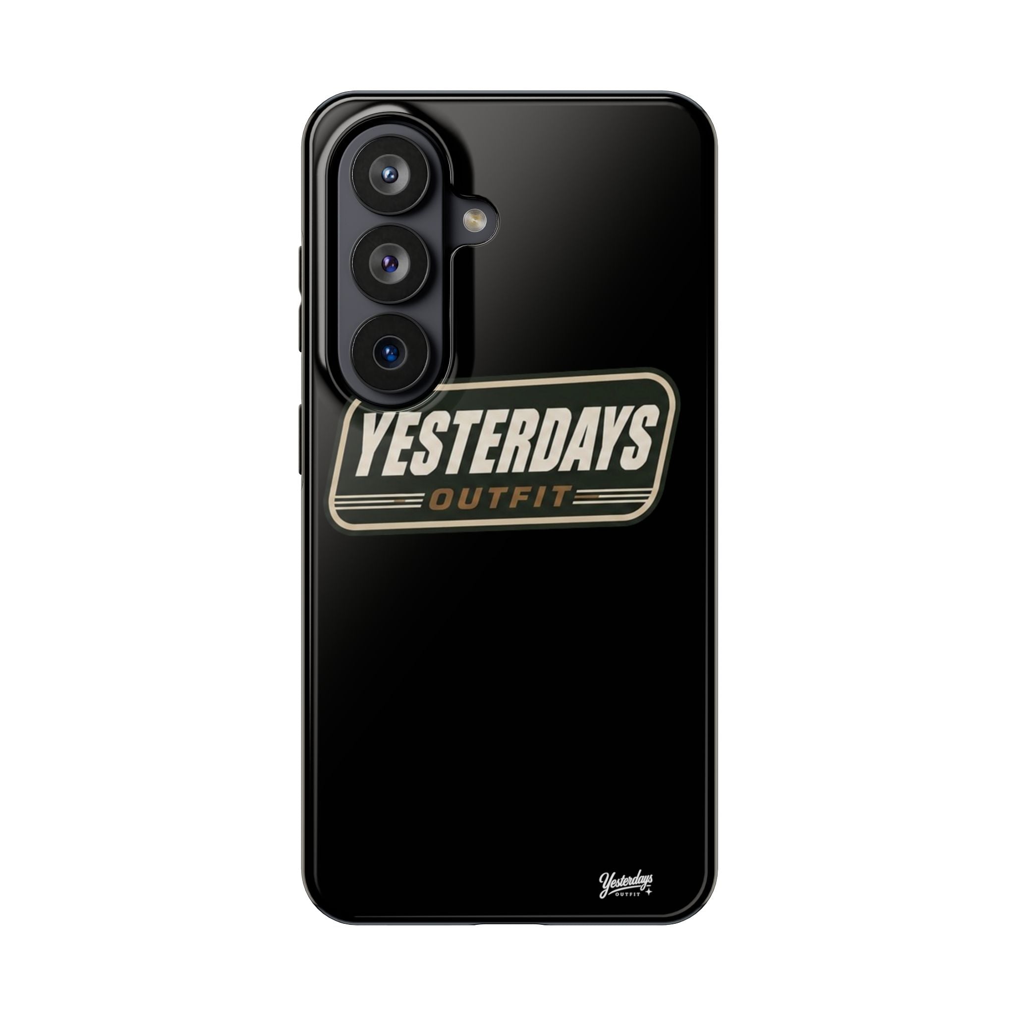 Yesterdays Outfit vintage logo Tough Phone Case | retro badge phone cover