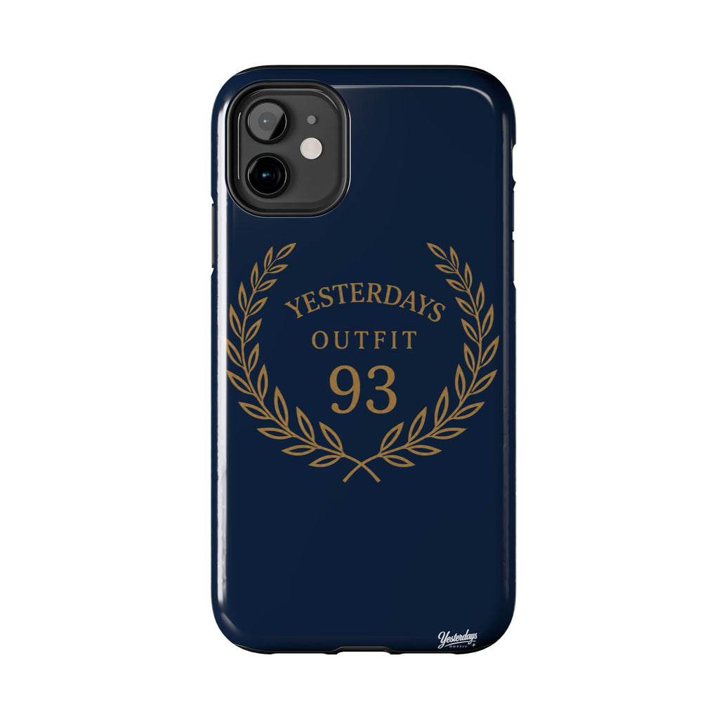 Yesterdays Outfit 93 Phone Case | Laurel Wreath Navy Protective Case