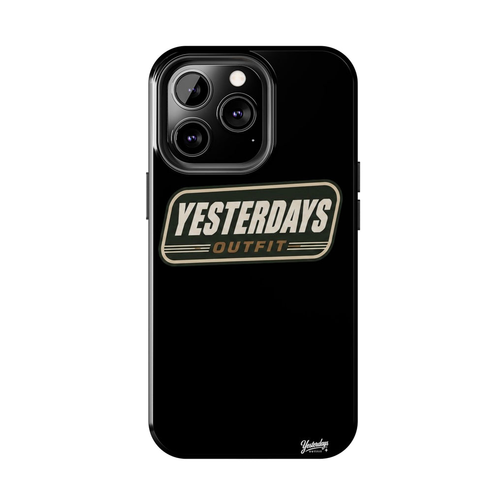 Yesterdays Outfit vintage logo Tough Phone Case | retro badge phone cover