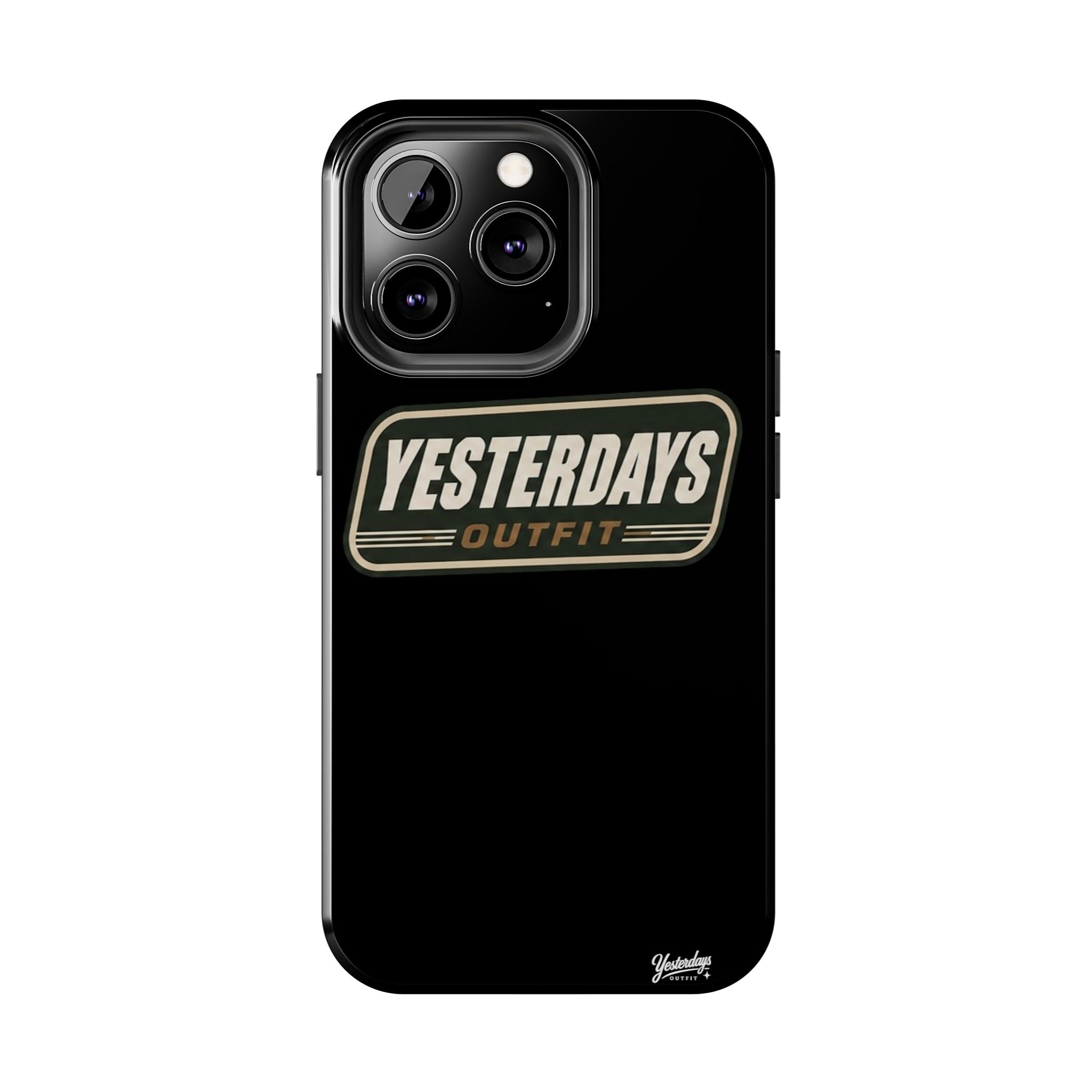 Yesterdays Outfit vintage logo Tough Phone Case | retro badge phone cover