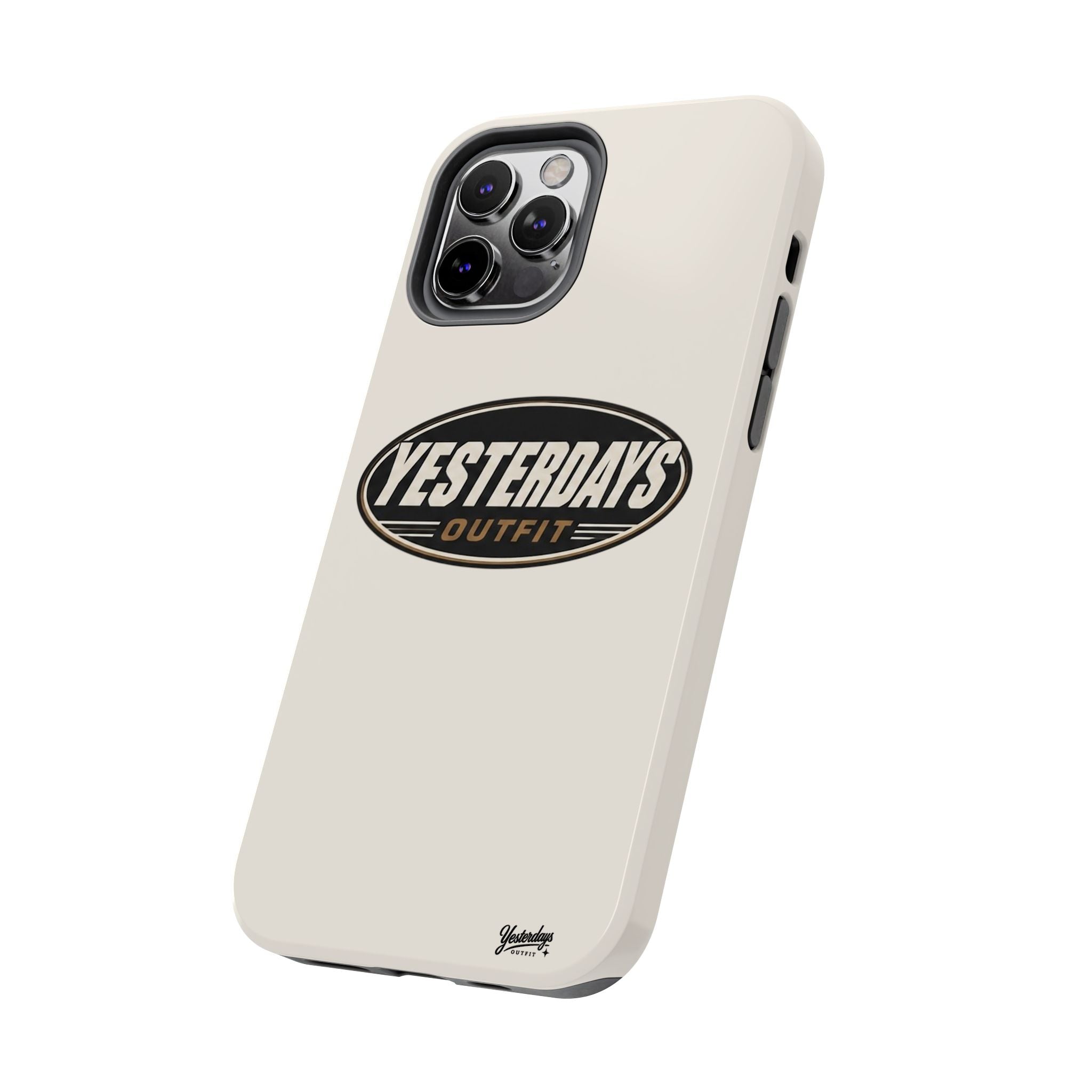 Yesterdays Outfit phone case | Tough Phone Cases, retro oval logo
