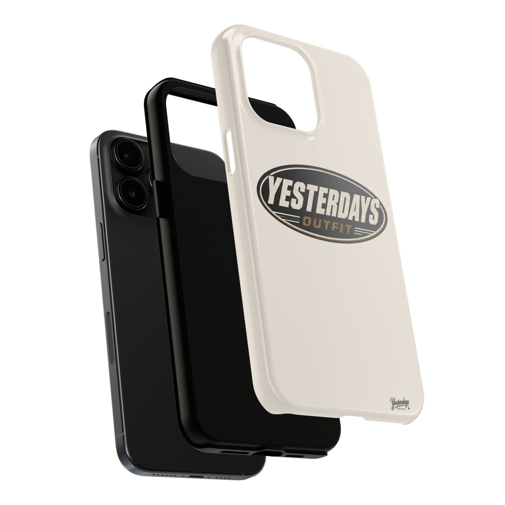 Yesterdays Outfit phone case | Tough Phone Cases, retro oval logo