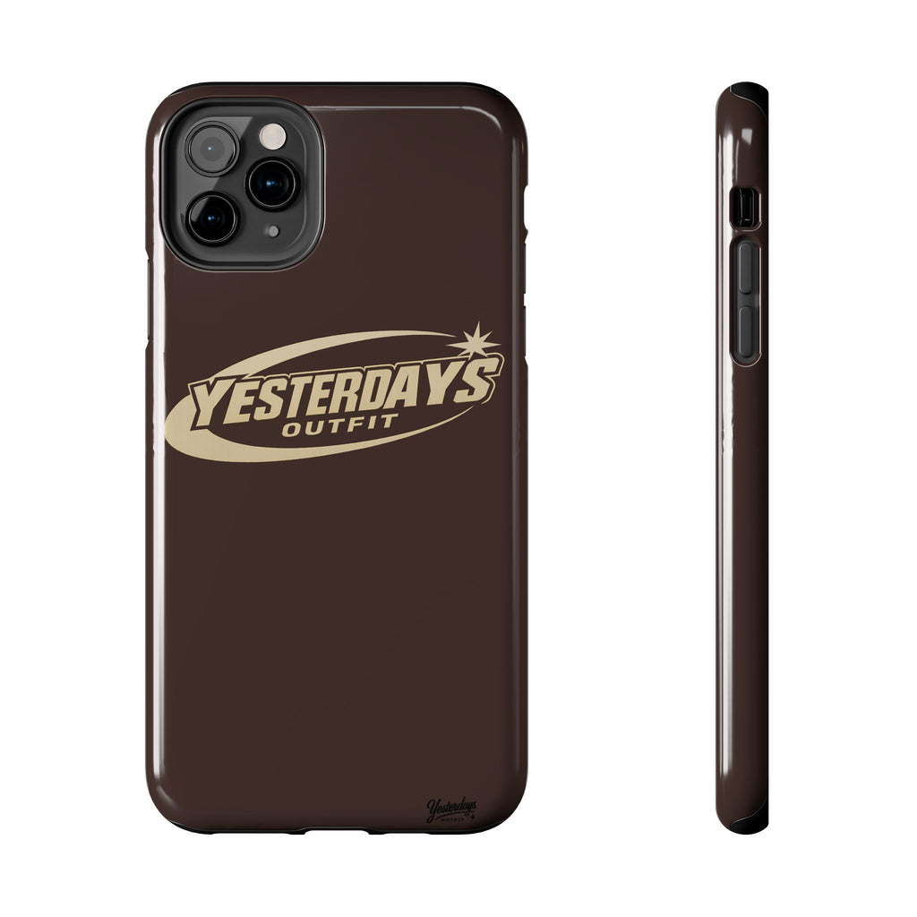 Yesterdays Outfit logo Tough Phone Case | Retro Badge Phone Case