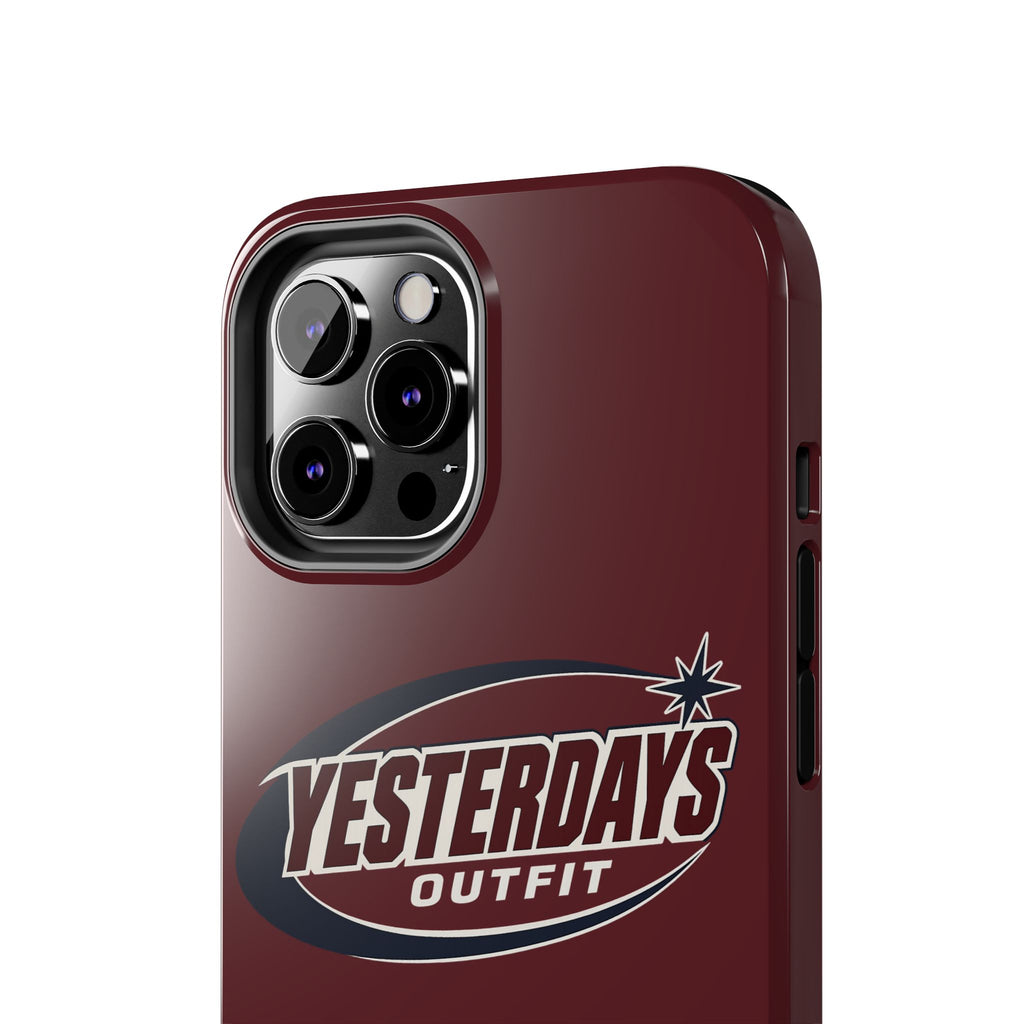 Yesterdays Outfit logo Tough Phone Case | Retro Badge iPhone Android