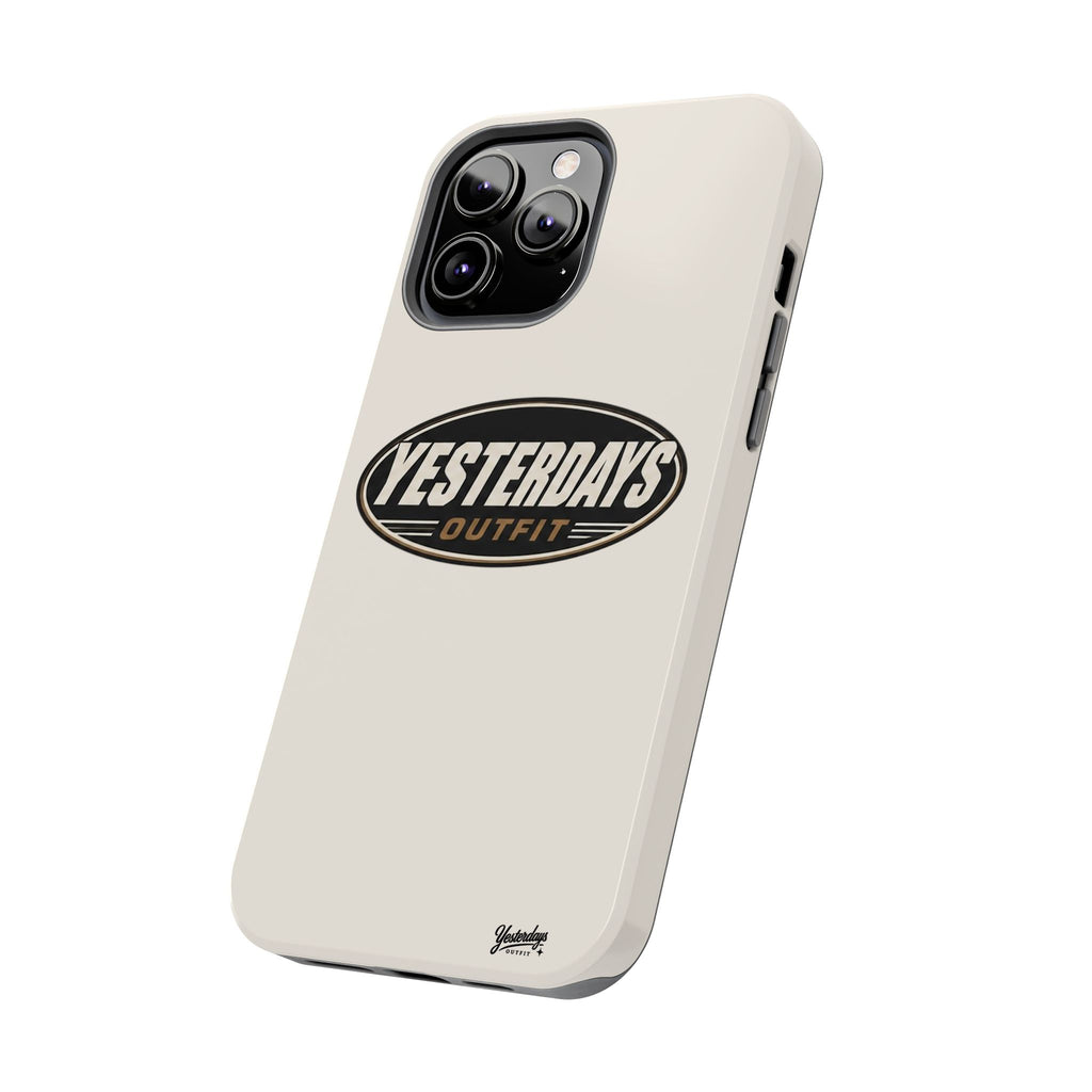 Yesterdays Outfit phone case | Tough Phone Cases, retro oval logo