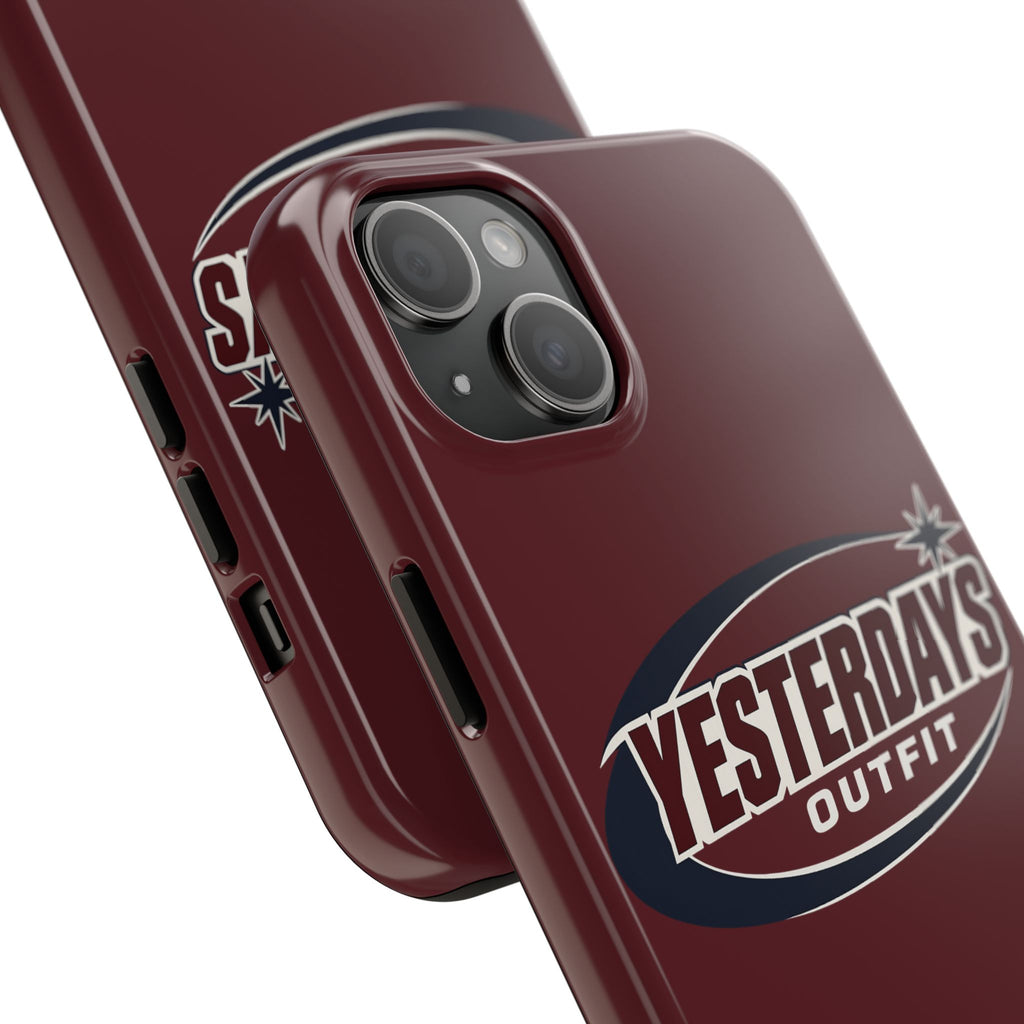 Yesterdays Outfit logo Tough Phone Case | Retro Badge iPhone Android