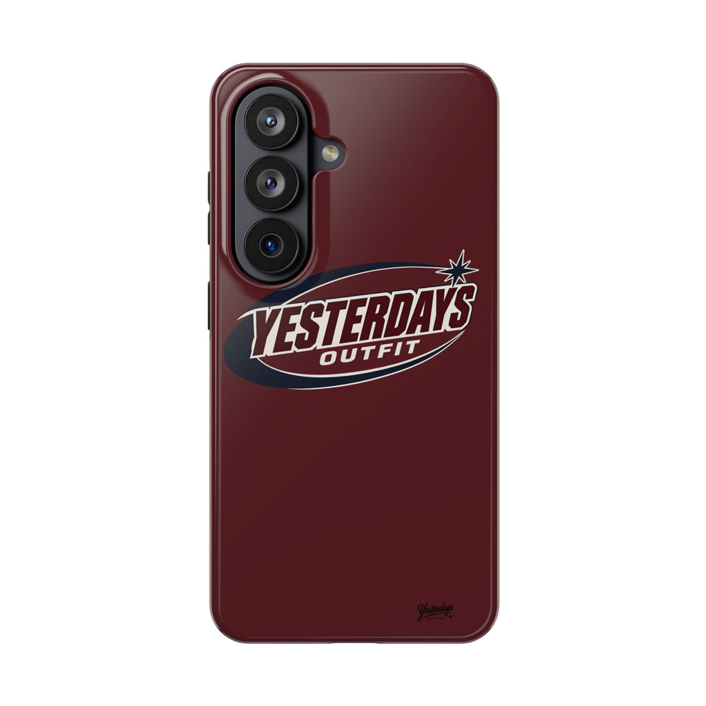 Yesterdays Outfit logo Tough Phone Case | Retro Badge iPhone Android