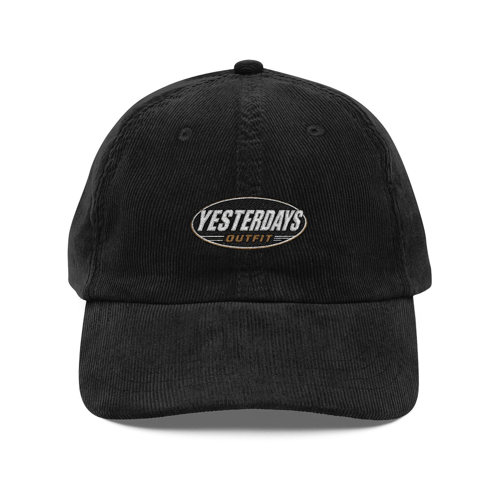Yesterdays Logo Embroidered Corduroy Cap