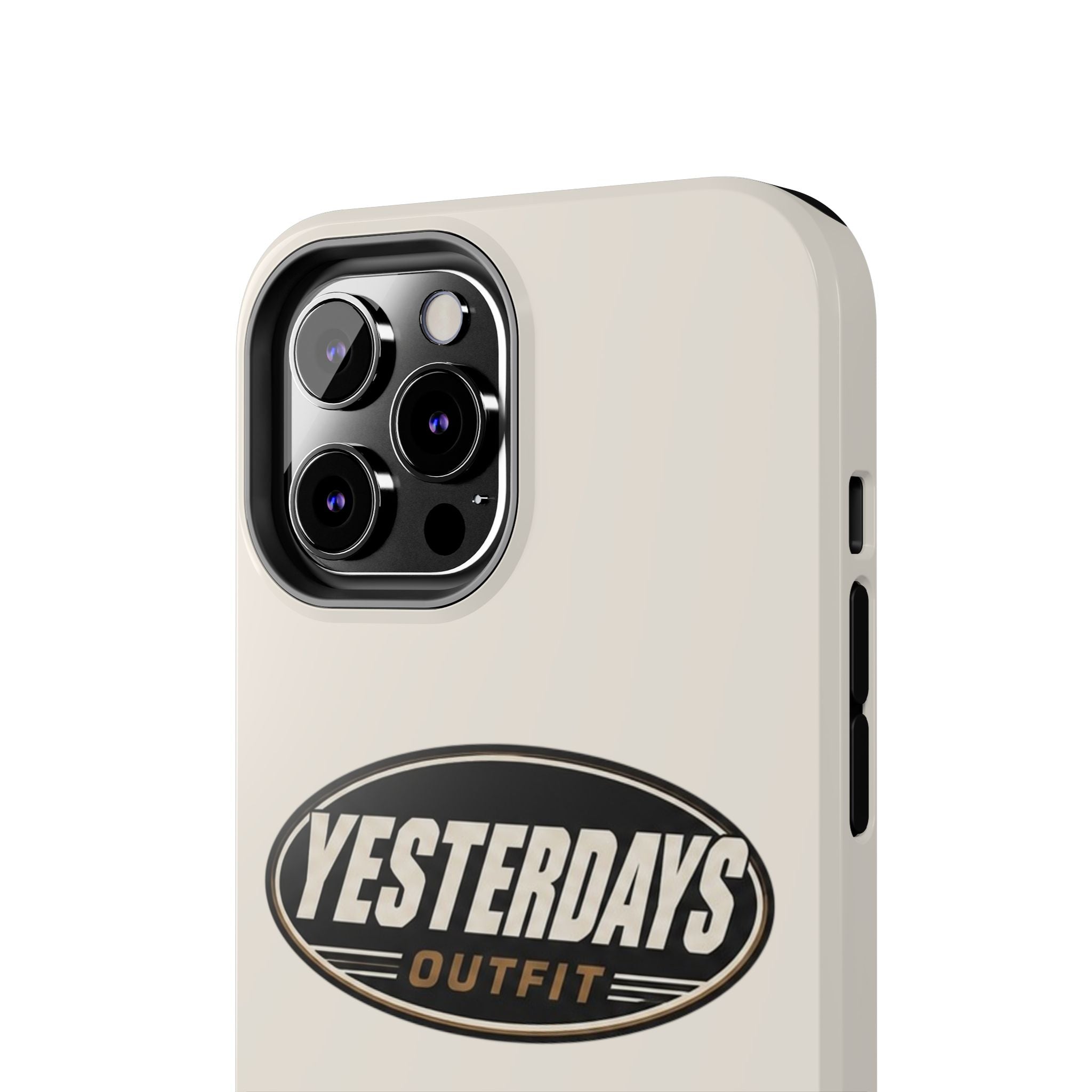 Yesterdays Outfit phone case | Tough Phone Cases, retro oval logo