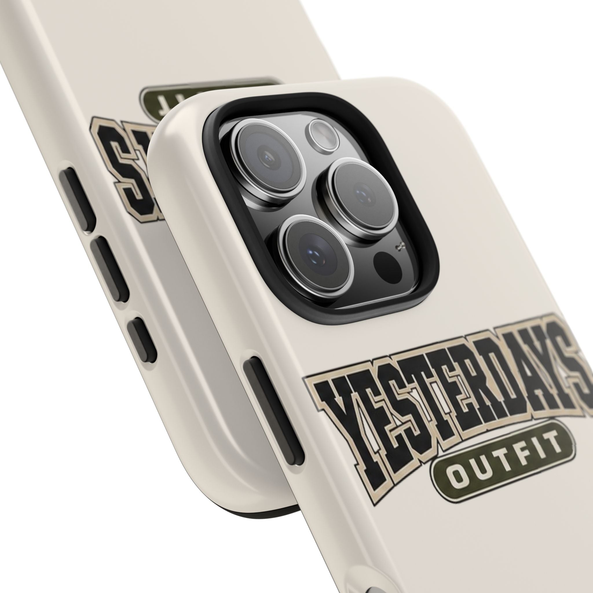 Yesterdays Outfit Phone Case | Retro Collegiate Logo, Tough Phone Case