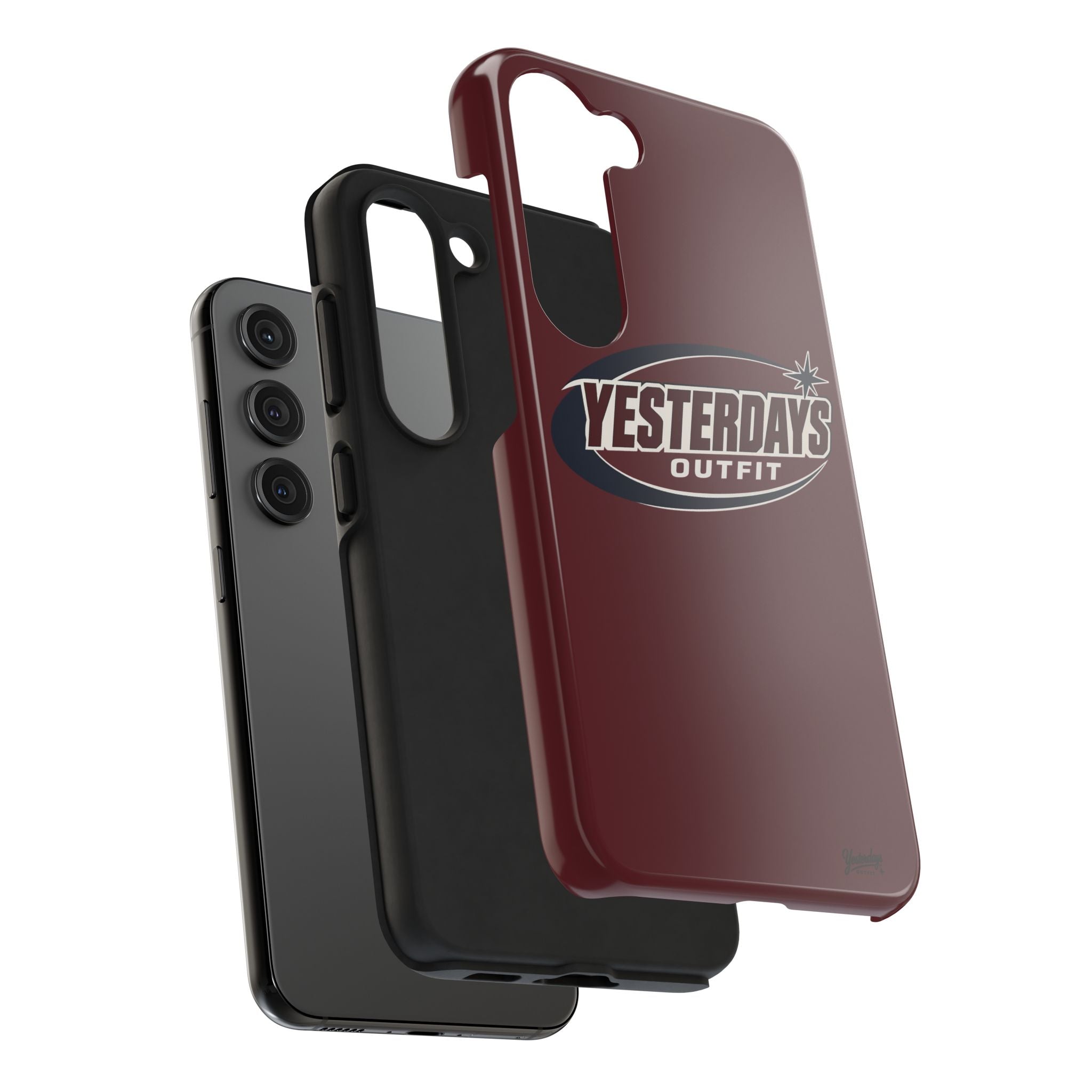 Yesterdays Outfit logo Tough Phone Case | Retro Badge iPhone Android