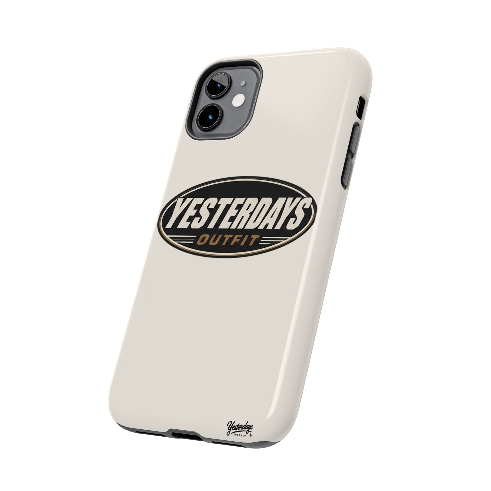 Yesterdays Outfit phone case | Tough Phone Cases, retro oval logo