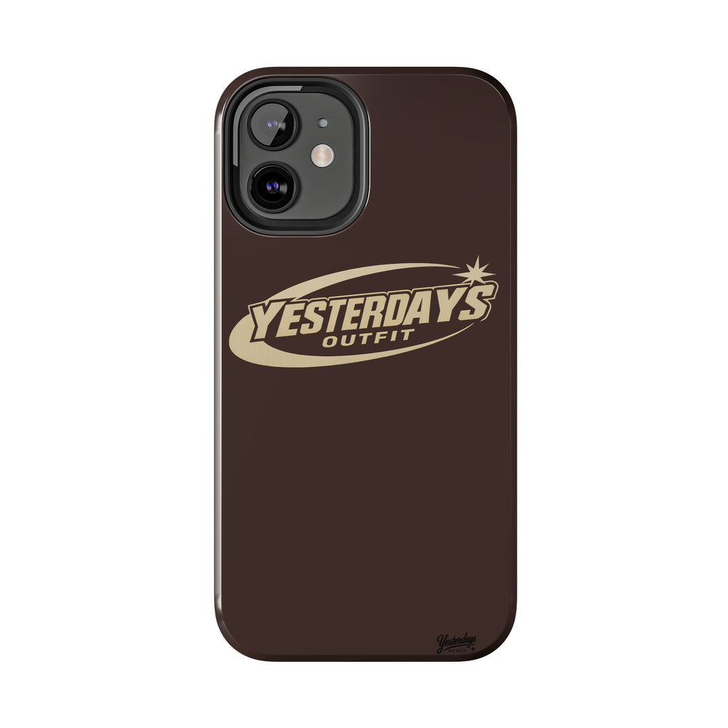 Yesterdays Outfit logo Tough Phone Case | Retro Badge Phone Case