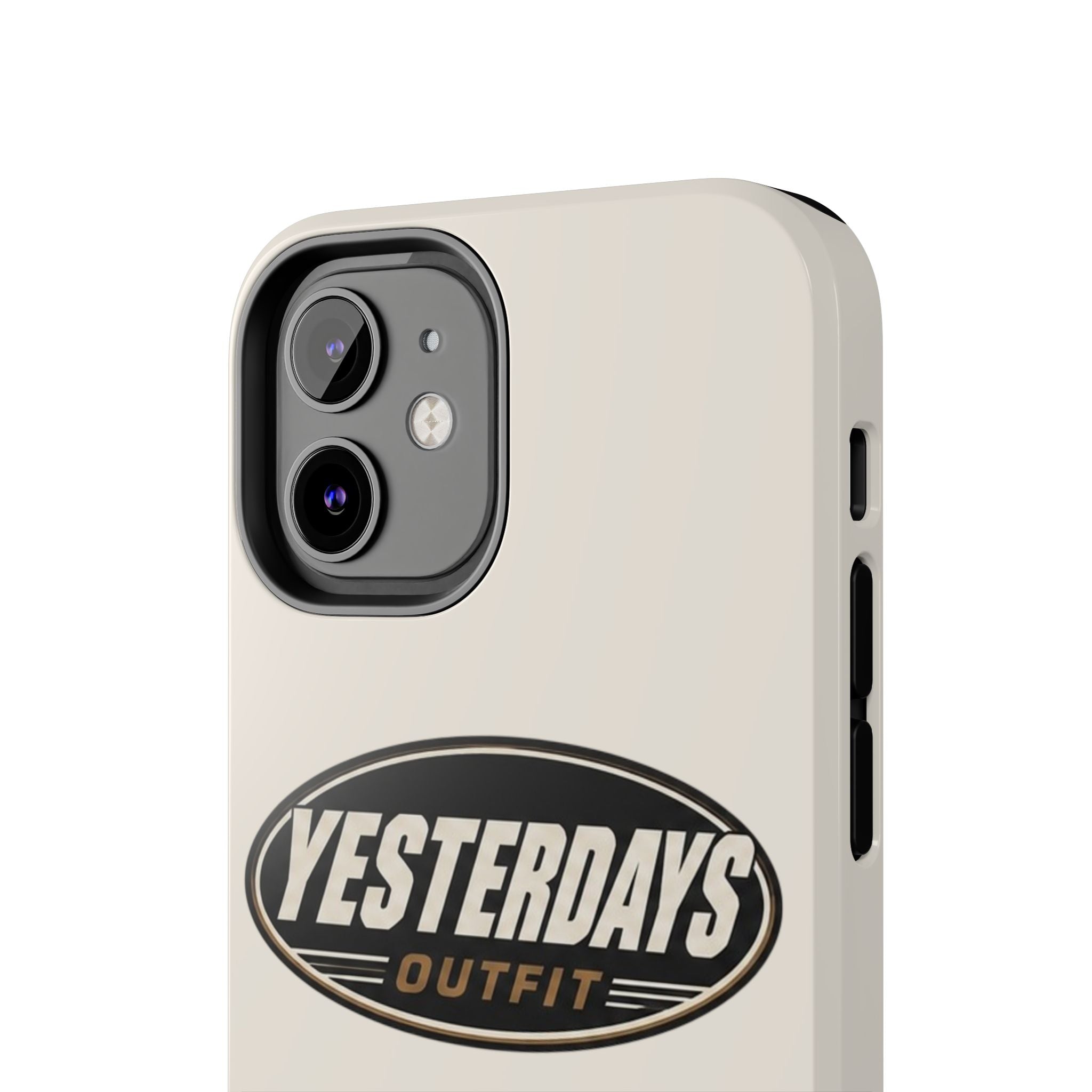 Yesterdays Outfit phone case | Tough Phone Cases, retro oval logo