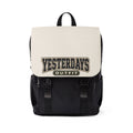 Yesterdays Outfit Graphic Backpack | Canvas Flap School Bag