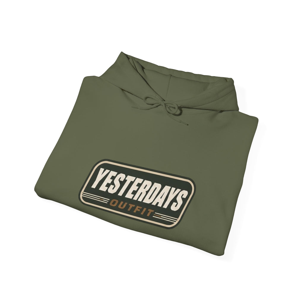 Yesterdays Outfit logo Hoodie | Vintage Patch Graphic Sweatshirt