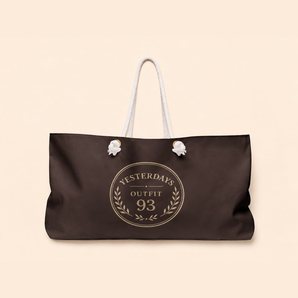 Yesterdays Outfit 93 Crest | Brown Weekender Bag