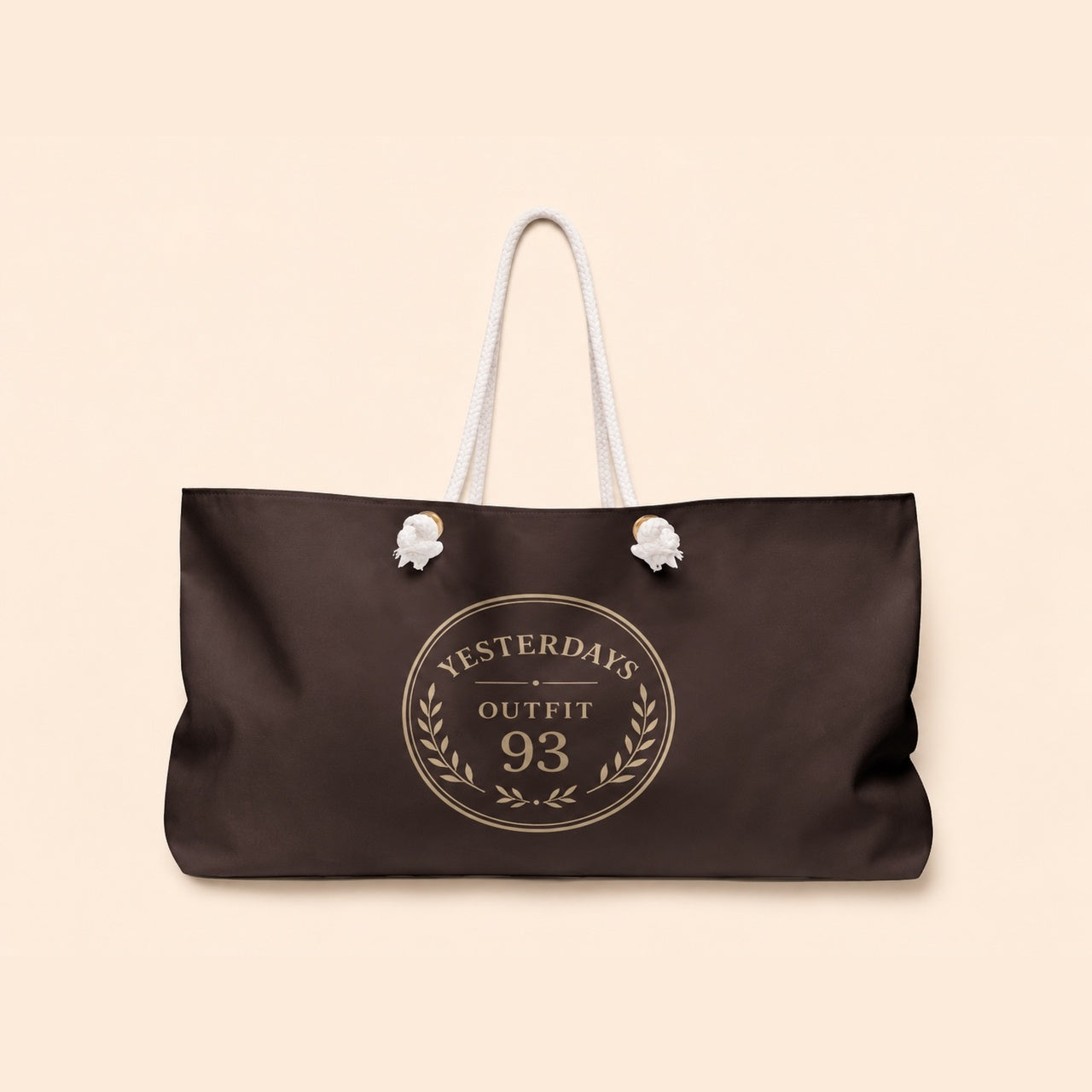 Yesterdays Outfit 93 Crest | Brown Weekender Bag