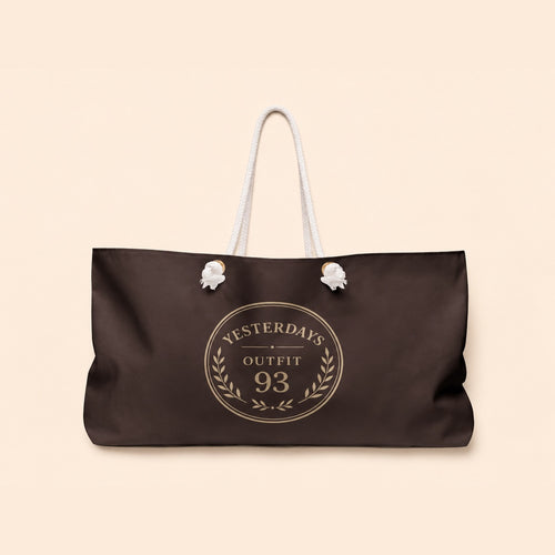 Yesterdays Outfit 93 Crest | Brown Weekender Bag