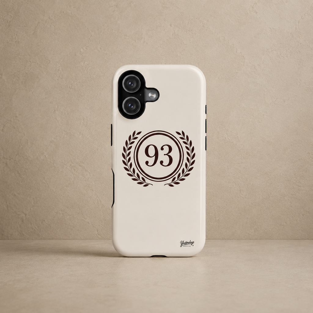 Yesterdays Outfit | 93 Wreath Crest Phone Case