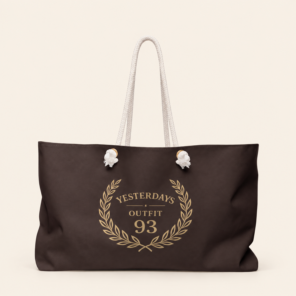 93 Crest | Brown Weekender Bag