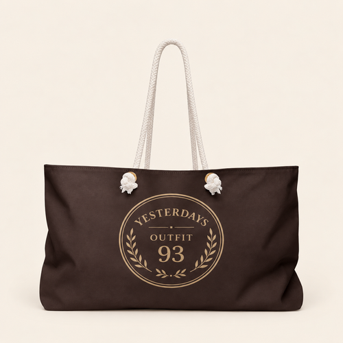 93 Crest | Brown Weekender Bag