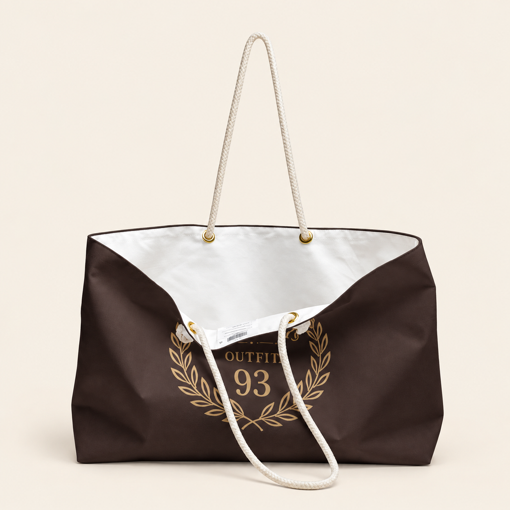 93 Crest | Brown Weekender Bag