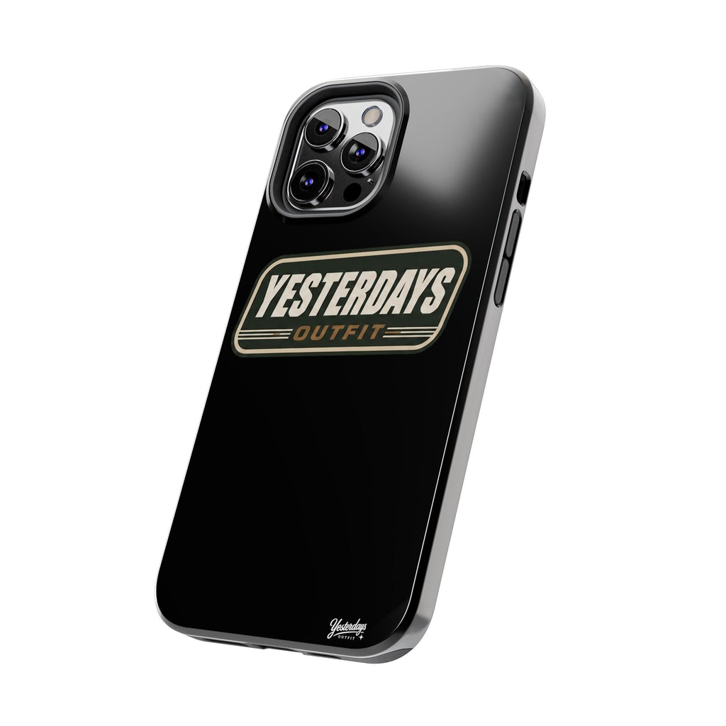 Yesterdays Outfit vintage logo Tough Phone Case | retro badge phone cover