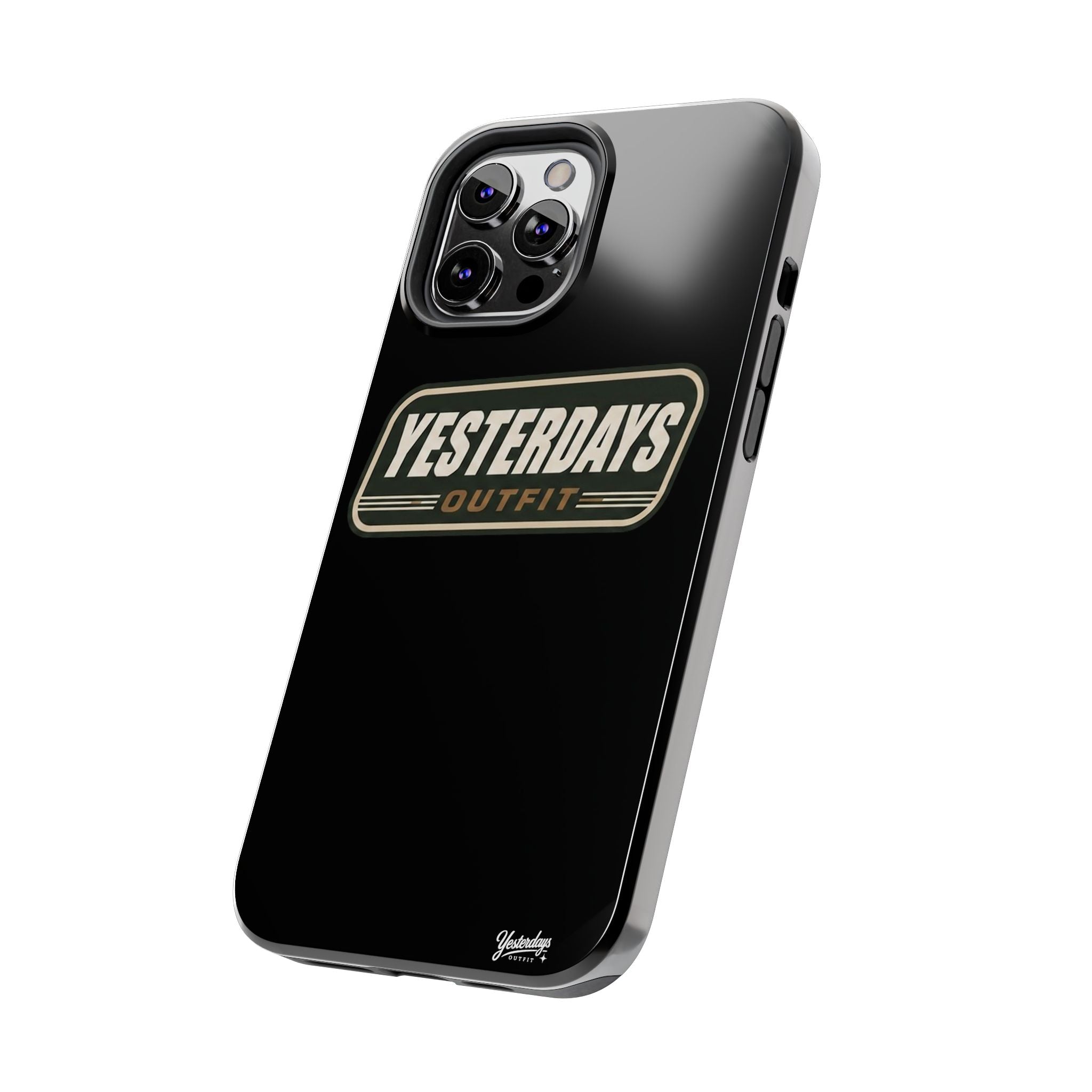 Yesterdays Outfit vintage logo Tough Phone Case | retro badge phone cover
