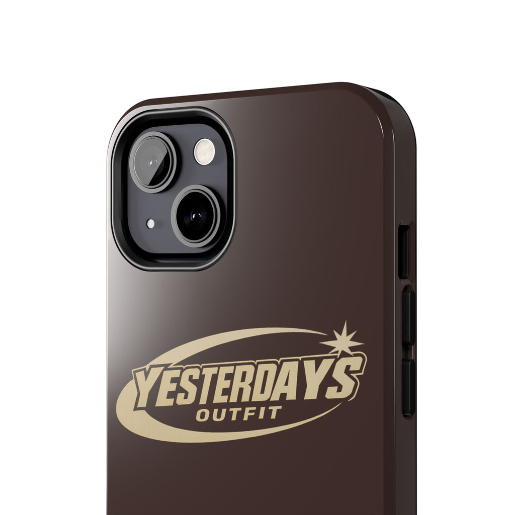 Yesterdays Outfit logo Tough Phone Case | Retro Badge Phone Case
