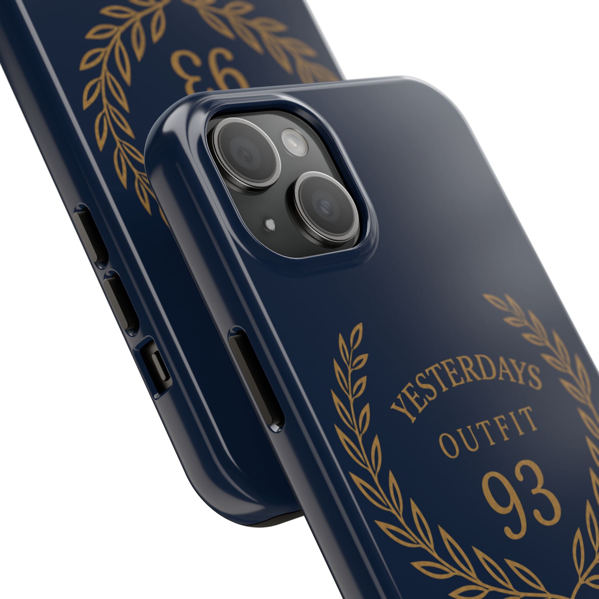 Yesterdays Outfit 93 Phone Case | Laurel Wreath Navy Protective Case