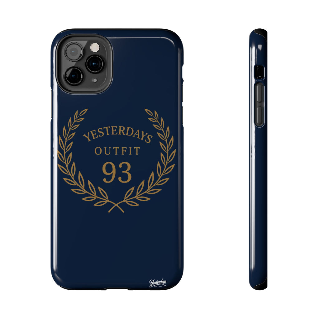 Yesterdays Outfit 93 Phone Case | Laurel Wreath Navy Protective Case