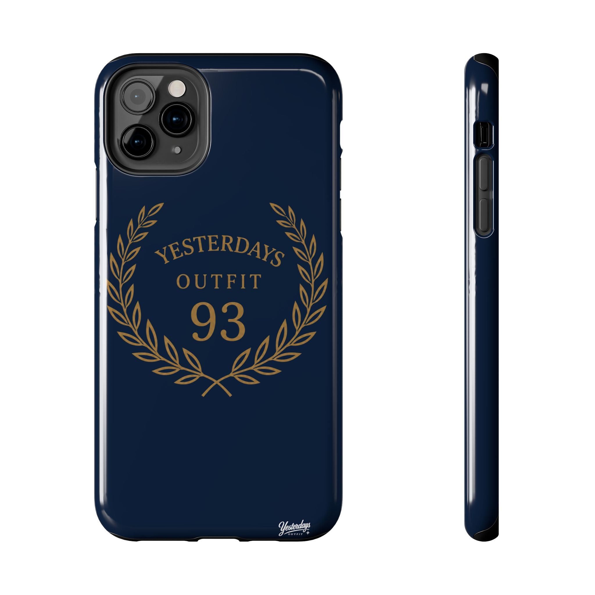 Yesterdays Outfit 93 Phone Case | Laurel Wreath Navy Protective Case