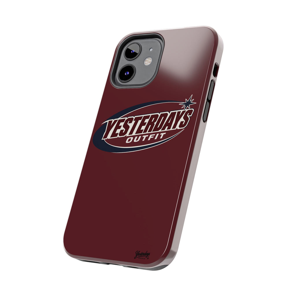 Yesterdays Outfit logo Tough Phone Case | Retro Badge iPhone Android