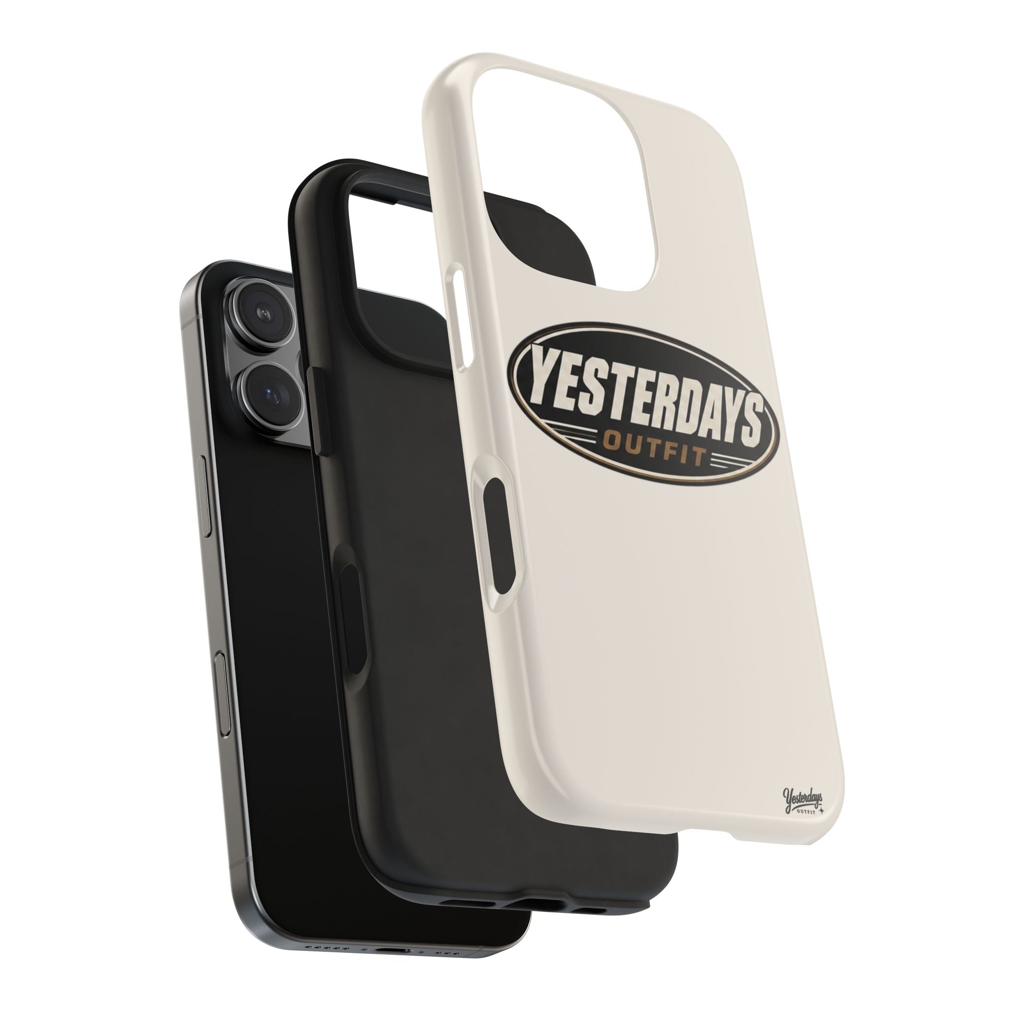 Yesterdays Outfit phone case | Tough Phone Cases, retro oval logo