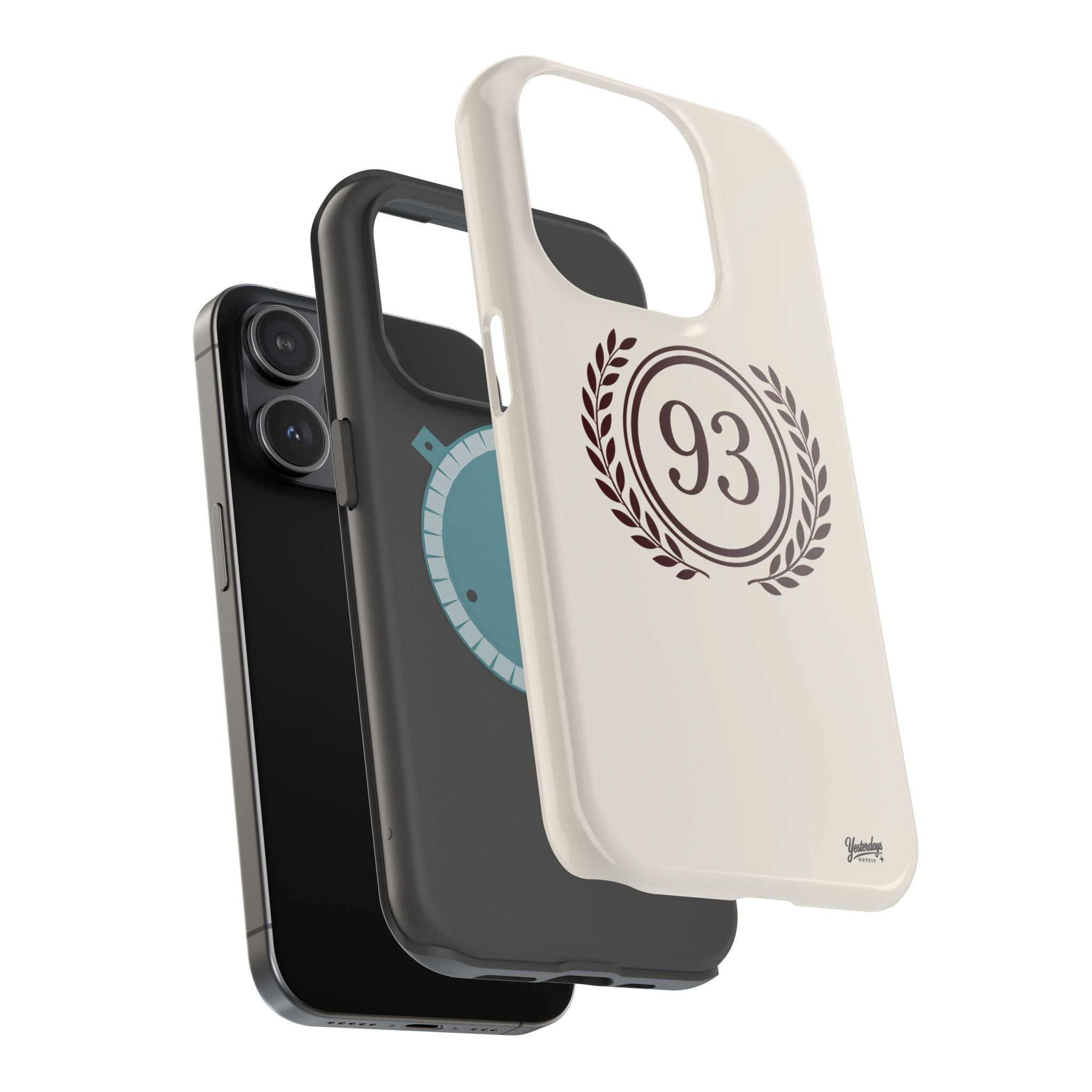 Laurel Wreath 93 Circle Phone Case | Magnetic Impact-Resistant Case