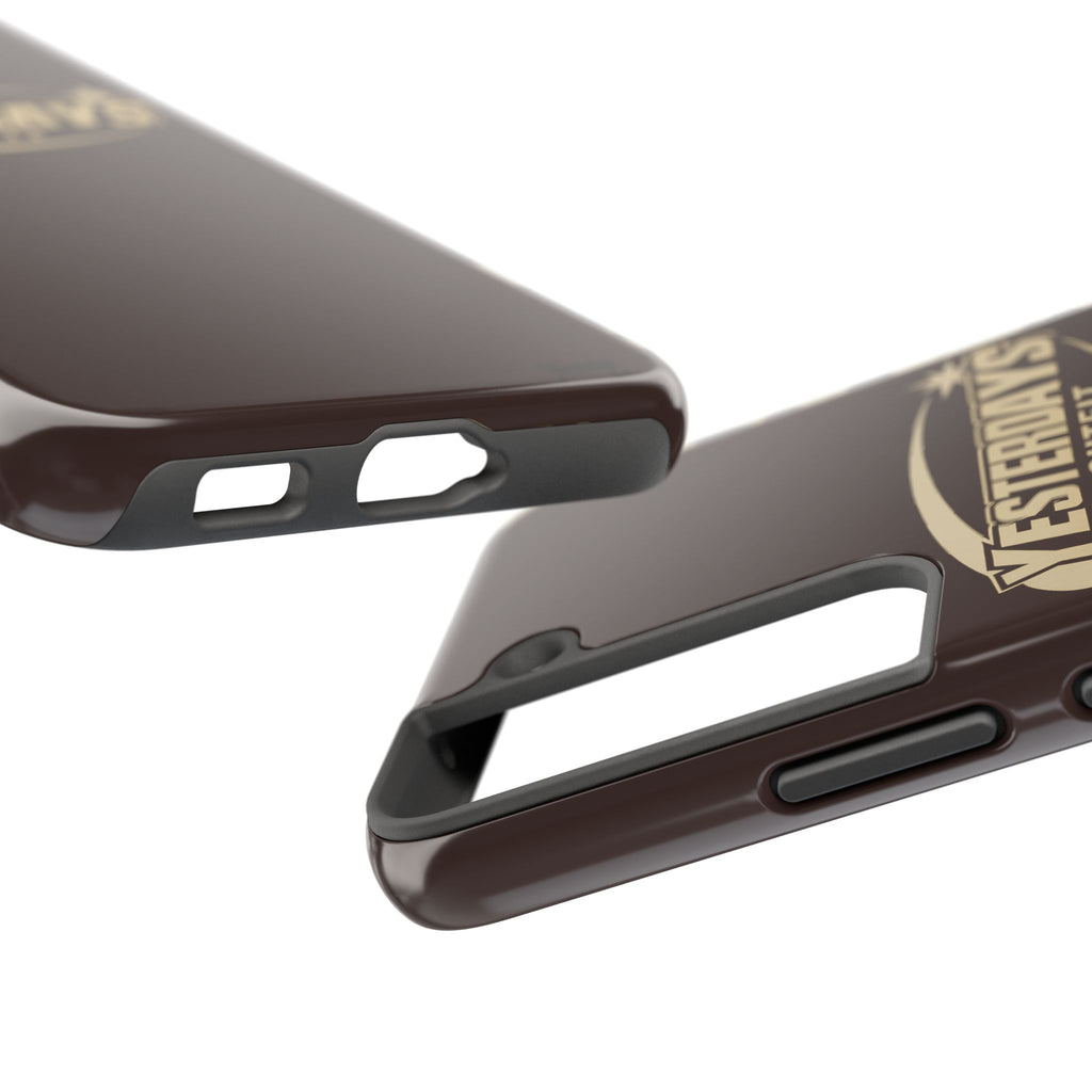 Yesterdays Outfit logo Tough Phone Case | Retro Badge Phone Case