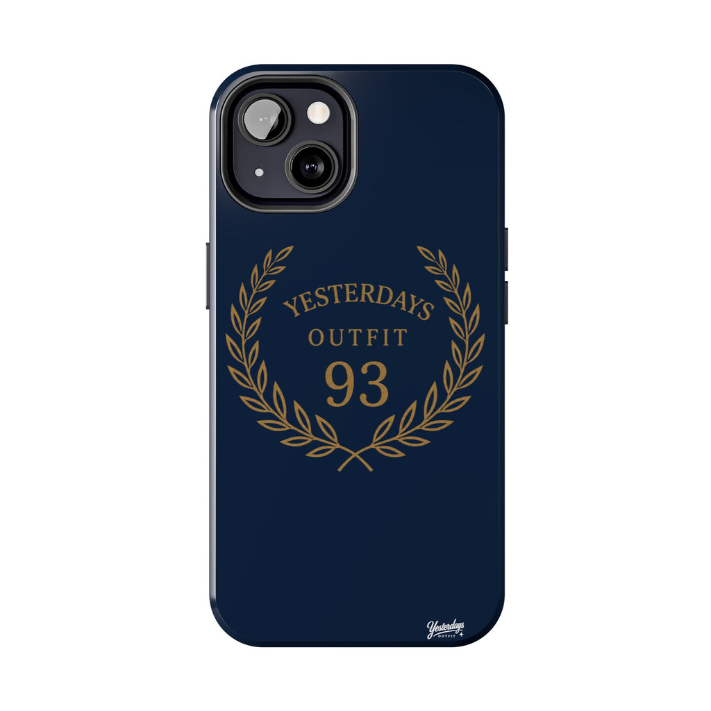 Yesterdays Outfit 93 Phone Case | Laurel Wreath Navy Protective Case