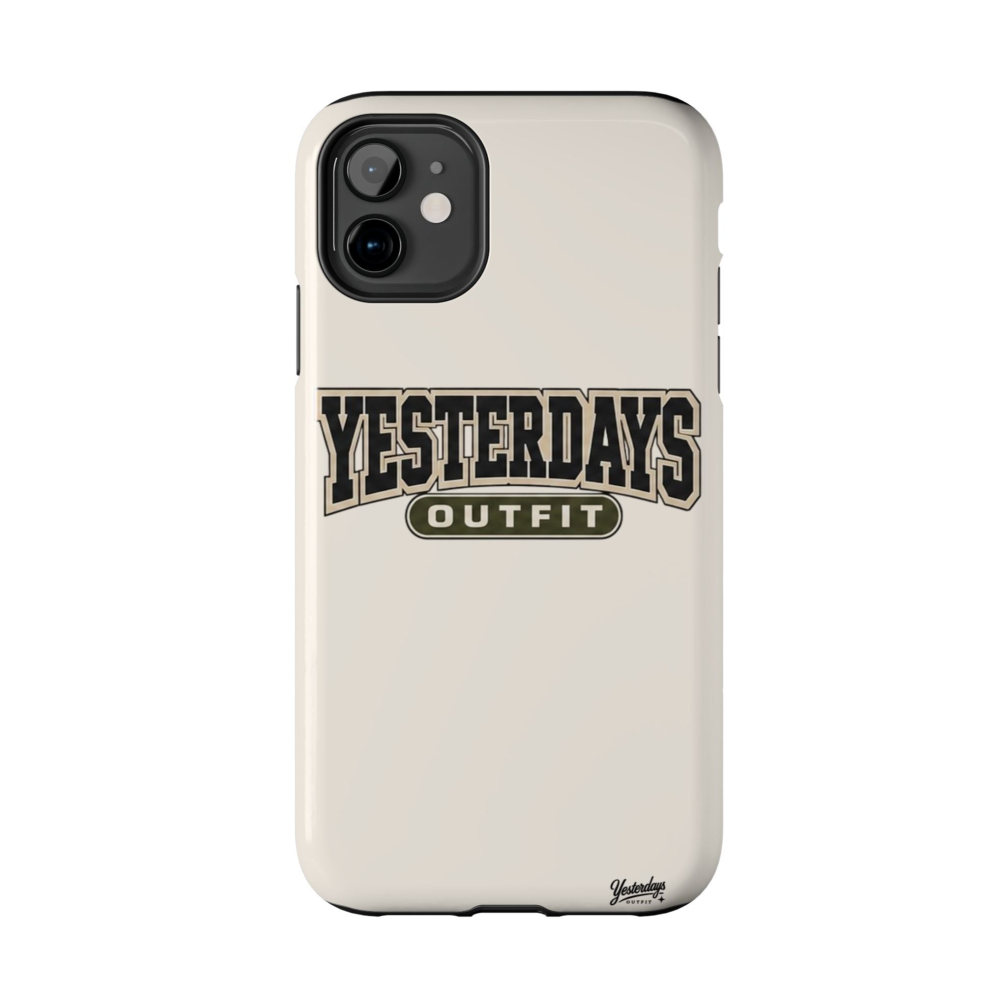 Yesterdays Outfit Phone Case | Retro Collegiate Logo, Tough Phone Case