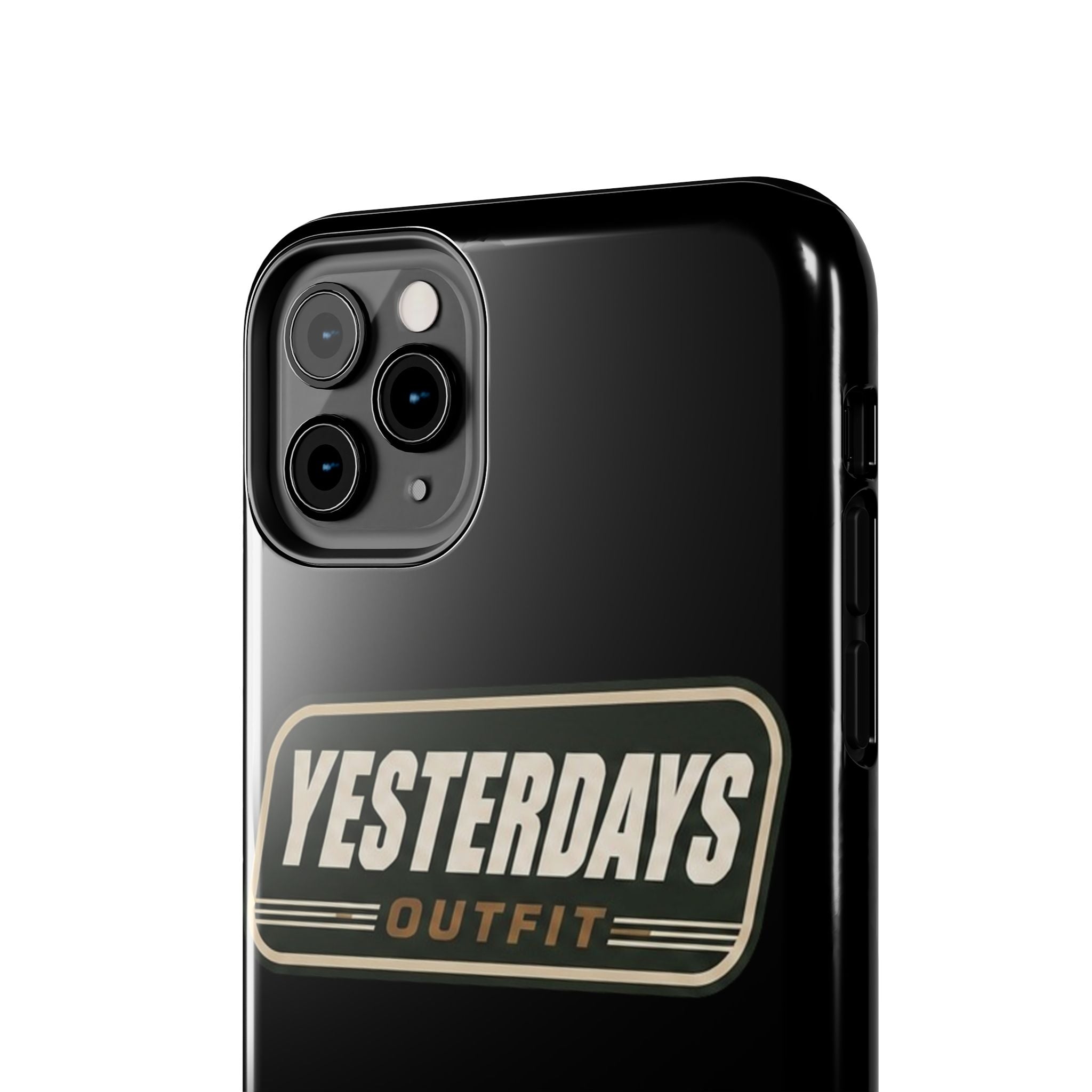 Yesterdays Outfit vintage logo Tough Phone Case | retro badge phone cover