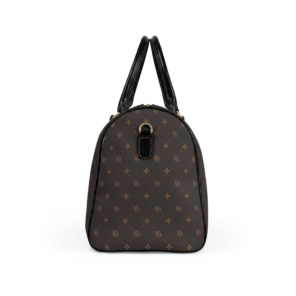 YO Monogram Canvas Weekender Bag | Yesterday’s Outfit Faux Leather Travel Bag