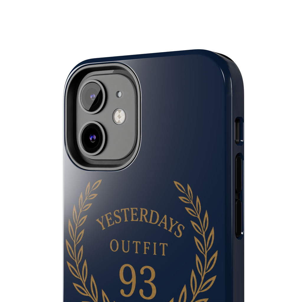 Yesterdays Outfit 93 Phone Case | Laurel Wreath Navy Protective Case
