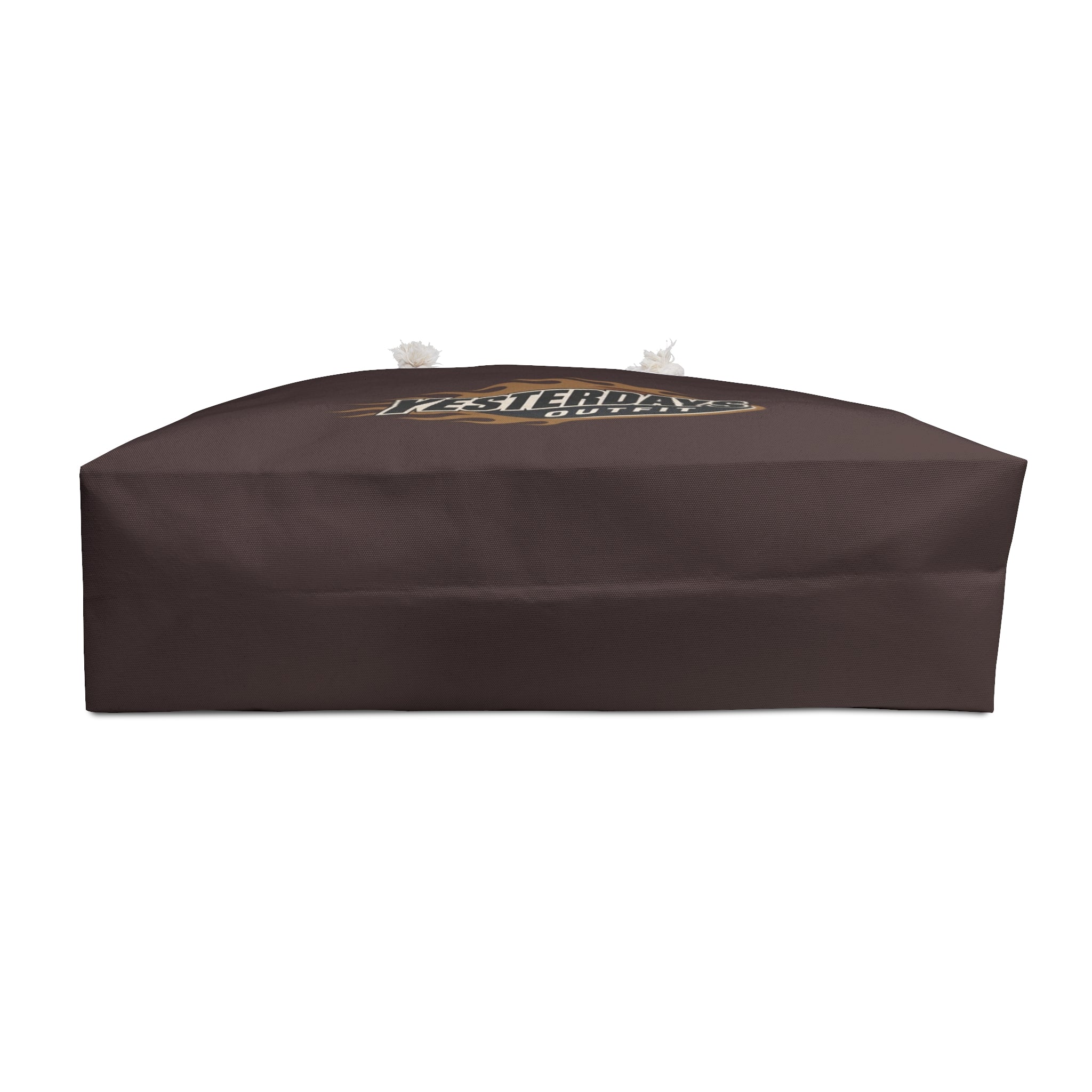 Yesterdays Outfit Logo Weekender Bag | Retro Flame Badge Tote