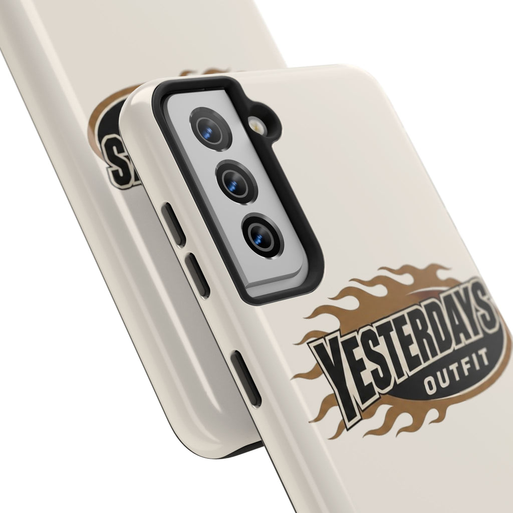 Yesterdays Outfit Flame Logo Phone Case | Tough Phone Case