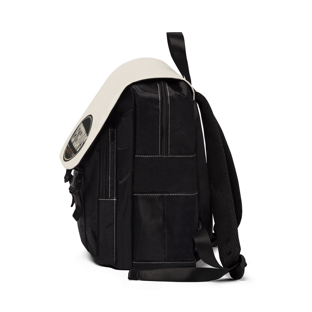 Yesterdays Outfit logo backpack | Shoulder Backpack, Vintage Badge Design